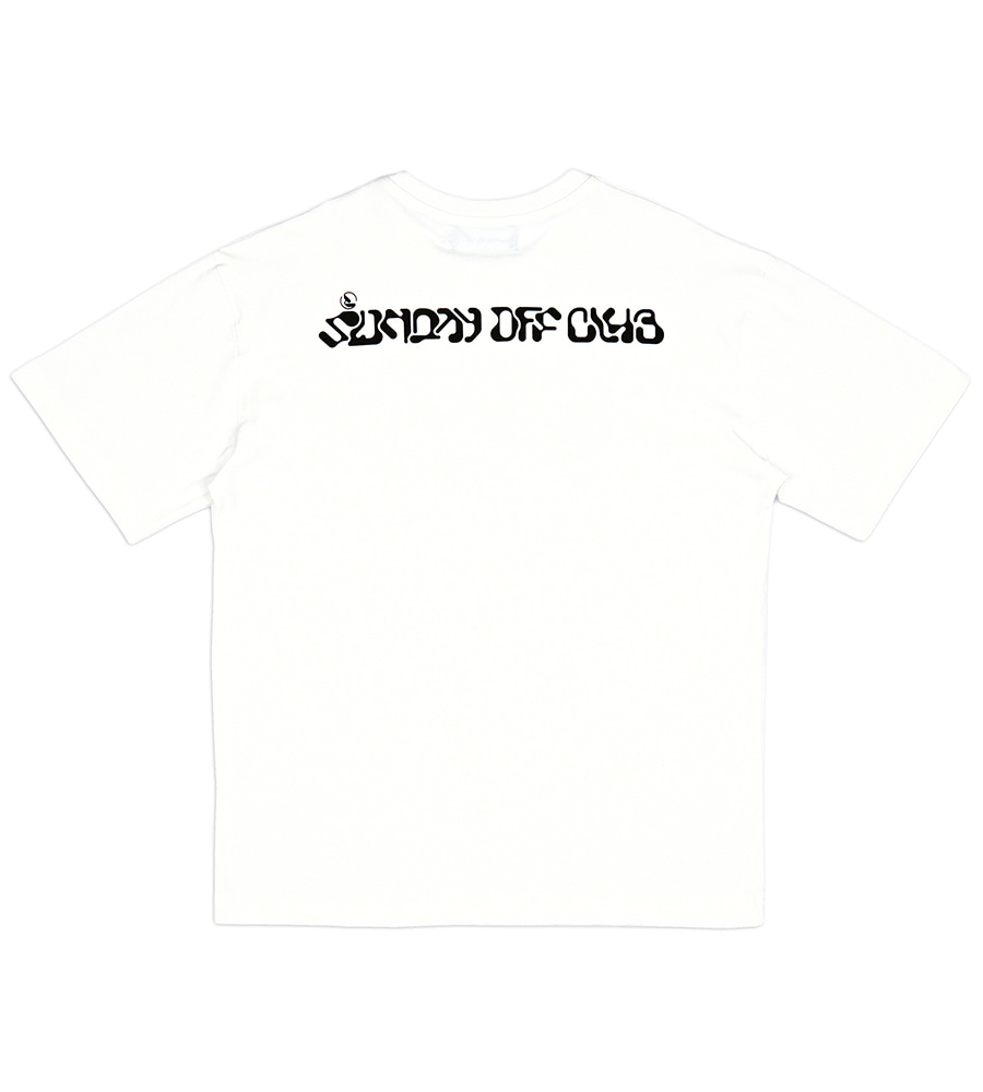 Number 3 Logo T-Shirt - Off White